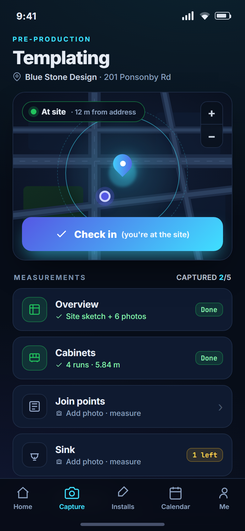 templating with GPS